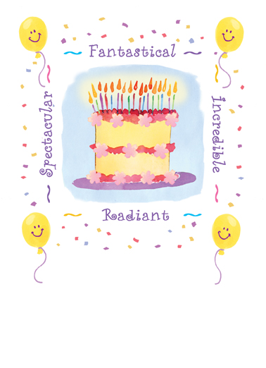 Fantastical Cake Cake Card Cover