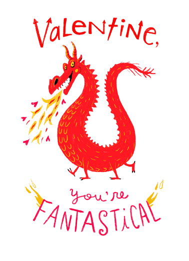 Fantastical Valentine  Card Cover