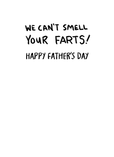 Fart Mask Dad Illustration Ecard Inside