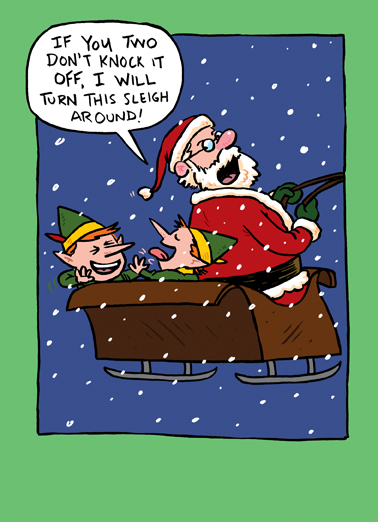 Father Christmas From Son Ecard Cover