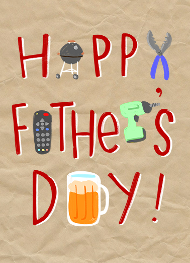 Father's Day Items  Ecard Cover
