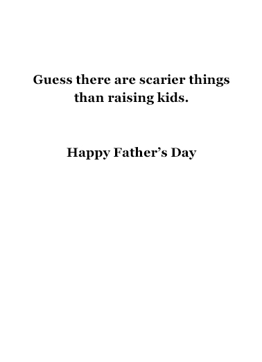 Father's Day Signature  Ecard Inside