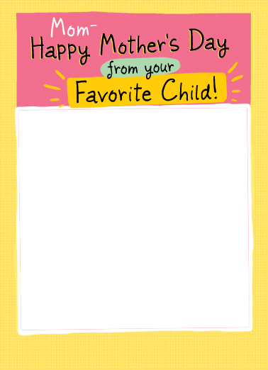 Favorite Child MD 2 Sarcastic Ecard Cover