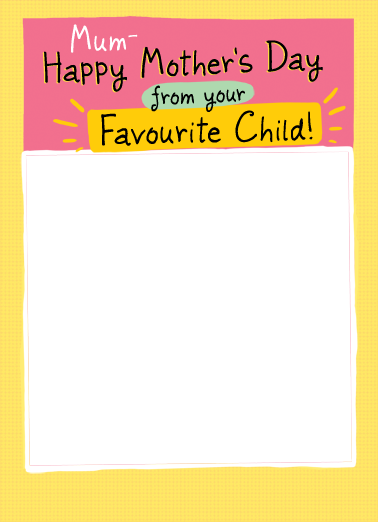 Favorite Child Mum2 Megan Ecard Cover