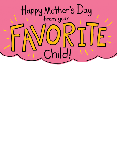 Favorite Child Selfie MD Megan Card Cover