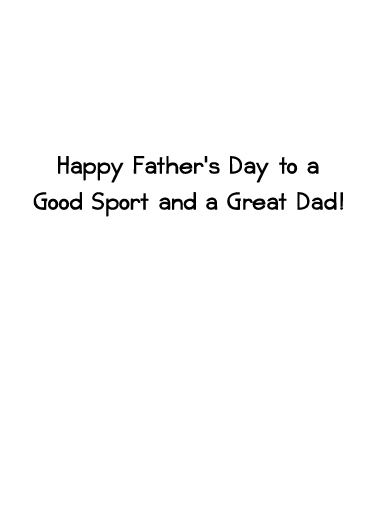 Favorite Teams Father's Day Ecard Inside