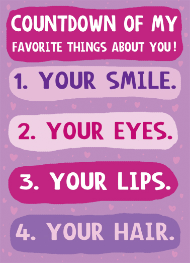 Favorite Things val Rude Ecard Cover