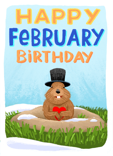 Feb Gopher  Card Cover