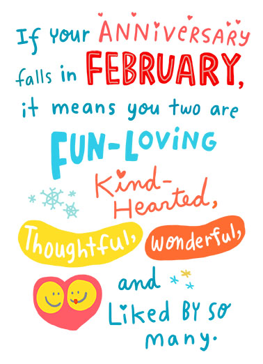 February Anniversary Tim Ecard Cover