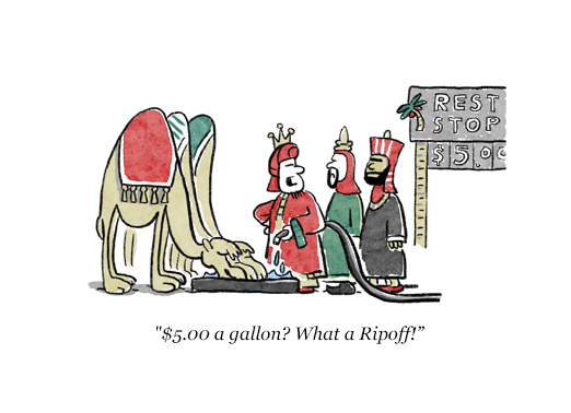 Fill Up Wise Men Christmas Card Cover