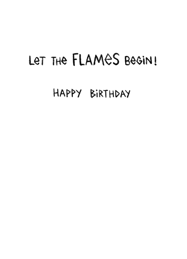Flames Begin Cartoons Ecard Inside