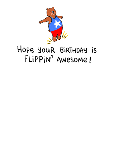 Flippin' Awesome  Card Inside