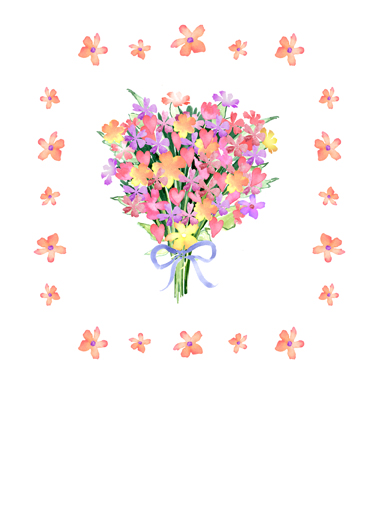 Floral Bouquet Thank You Ecard Cover