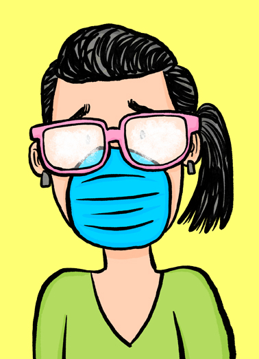 Fog Glasses Coronavirus Ecard Cover