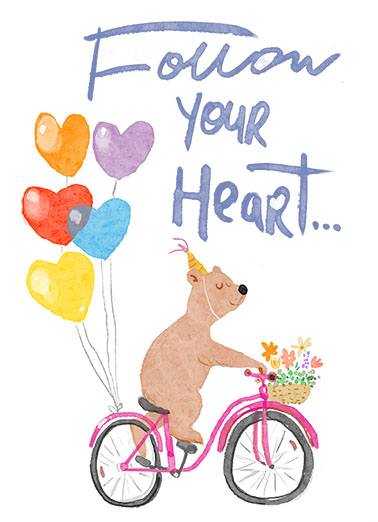 Follow Your Heart One from the Heart Ecard Cover