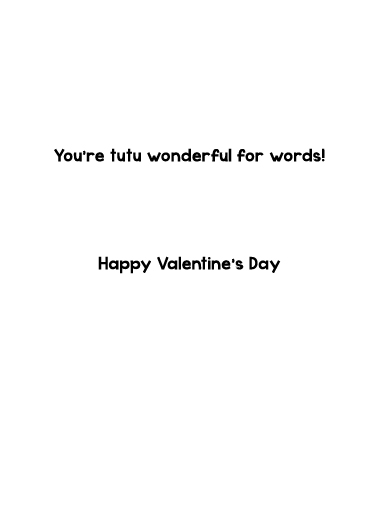 For Words VAL  Ecard Inside