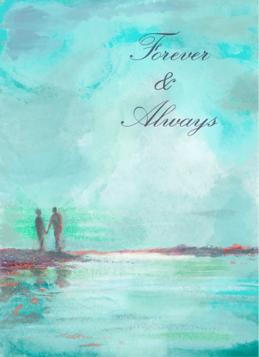 Forever Always Anniversary Anniversary Card Cover