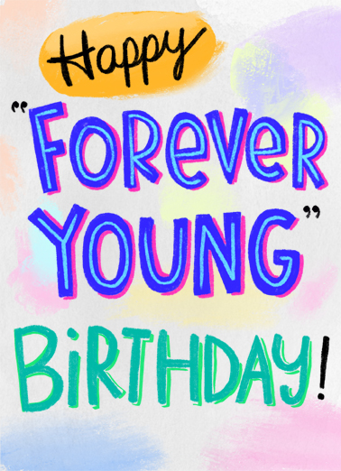 Forever Young  Ecard Cover