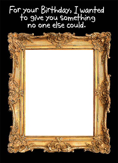 Framed Gift Funny Card Cover