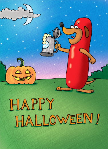Frank N Stein Halloween Card Cover
