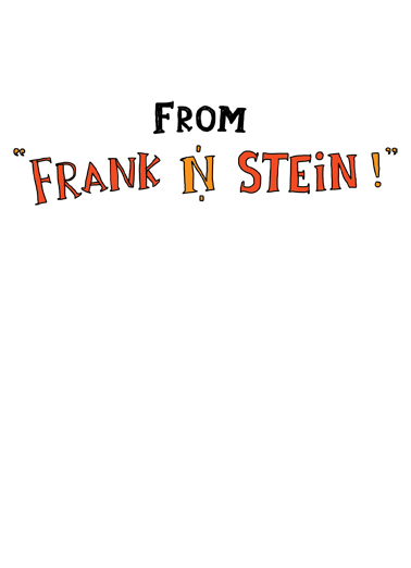 Frank N Stein Halloween Card Inside