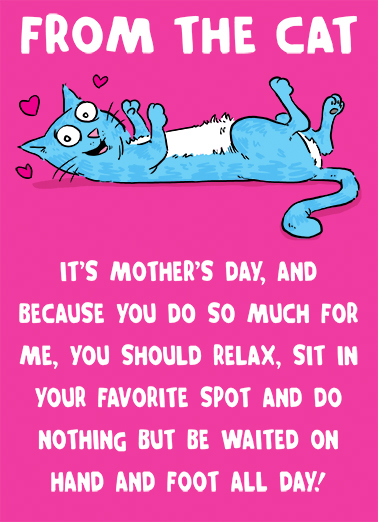 From the Cat md Mother's Day Card Cover