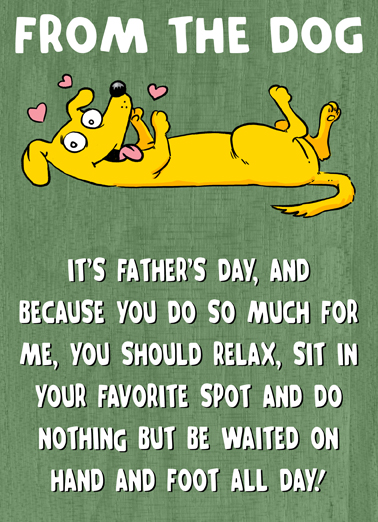 From the Dog Dad Father's Day Ecard Cover