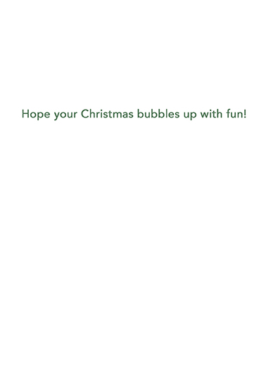 Frothy the Snowman Christmas Ecard Inside