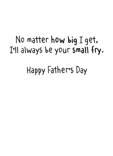 Fry For Dad Card Inside