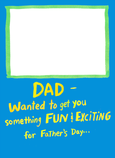 Fun and Exciting Dad  Card Cover