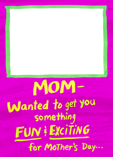 Fun and Exciting Mother's Day Ecard Cover