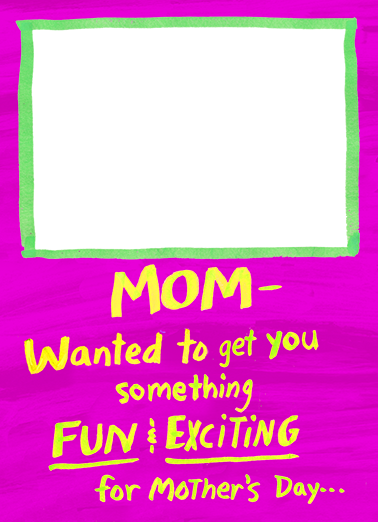 Fun and Exciting For Mom Card Cover