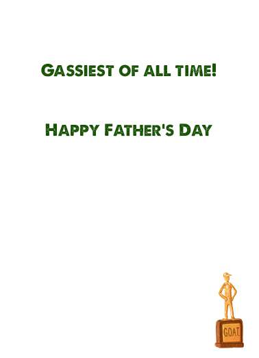 GOAT FD Father's Day Card Inside