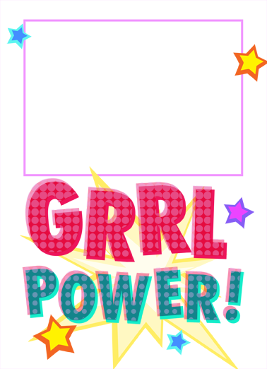 GRRL Power  Ecard Cover