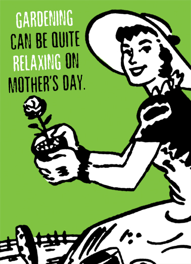 Gardening Mom Mother's Day Ecard Cover