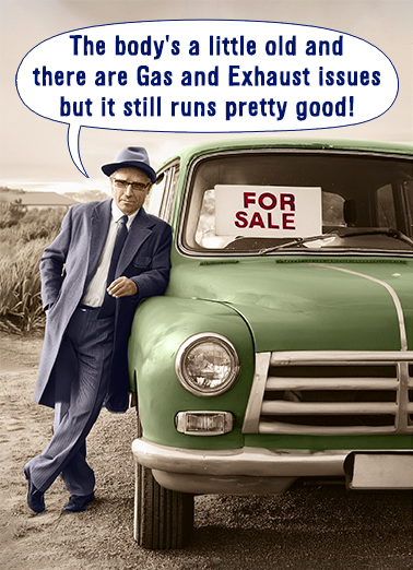 Gas Reminded FD Fart Ecard Cover