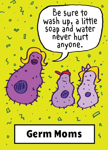 Germ Moms Cartoons Card Cover