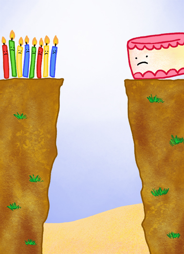 Get Together Cliff Social Distancing Card Cover