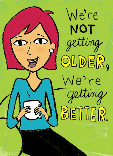 Getting Better Fabulous Friends Ecard Cover