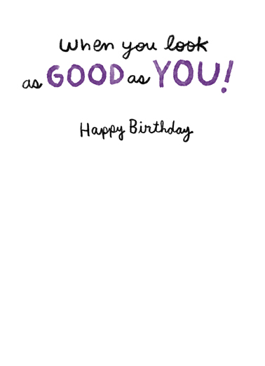 Getting Older is Great Birthday Ecard Inside