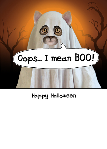 Ghost Kitty  Ecard Inside