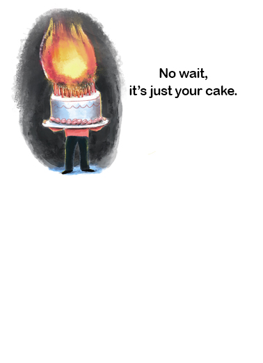 Giant Fiery Comet Funny Political Ecard Inside