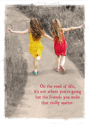 Girls Running Val  Ecard Cover