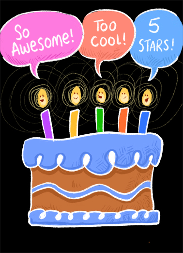 Glowing Reviews Cartoons Ecard Cover