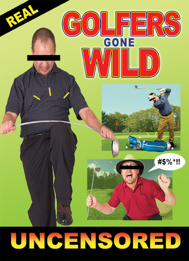 Golfers Gone Wild fd  Card Cover