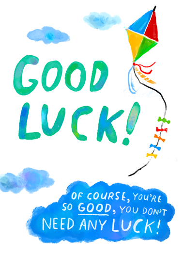 Good Luck This Year Back to School Card Cover