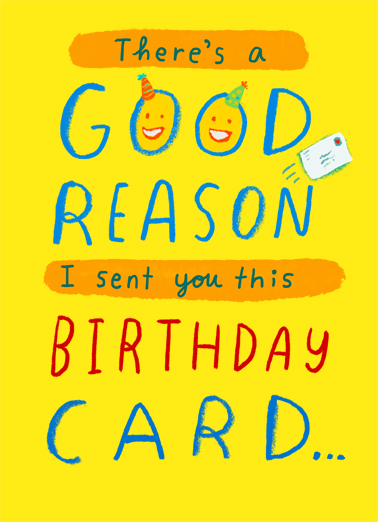 Good Reason For Dad Card Cover