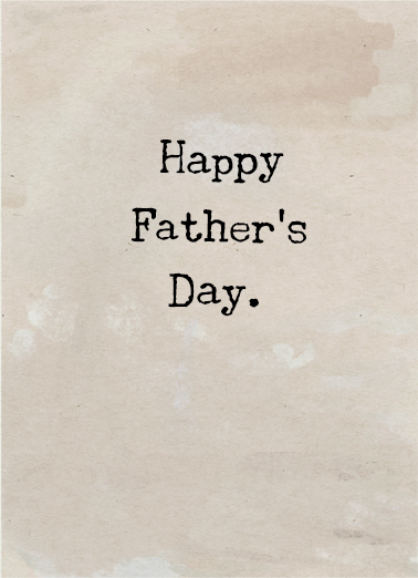 Good Talk Father's Day Ecard Cover