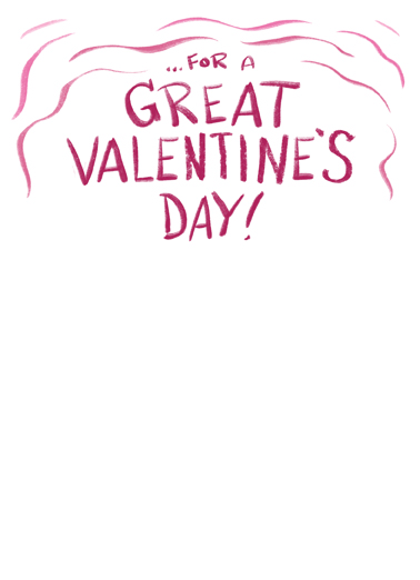 Good Vibes Val Valentine's Day Ecard Inside