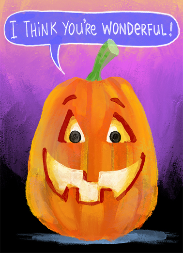 Gourd's Honest Truth Halloween Card Cover